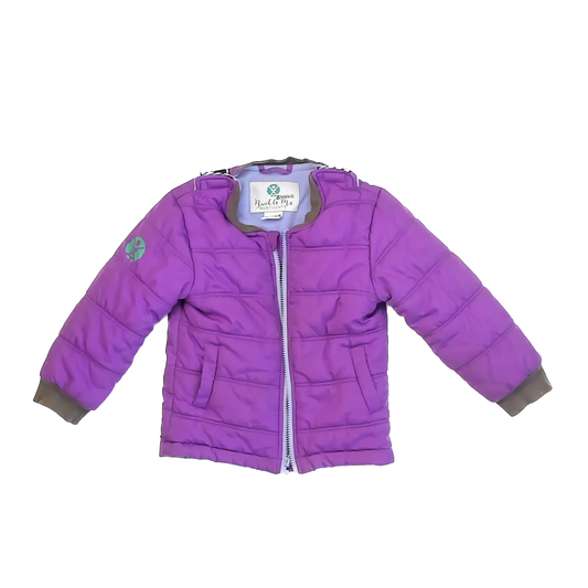 Buckle Me Girls Purple Winter Coat Size: 3T Purple