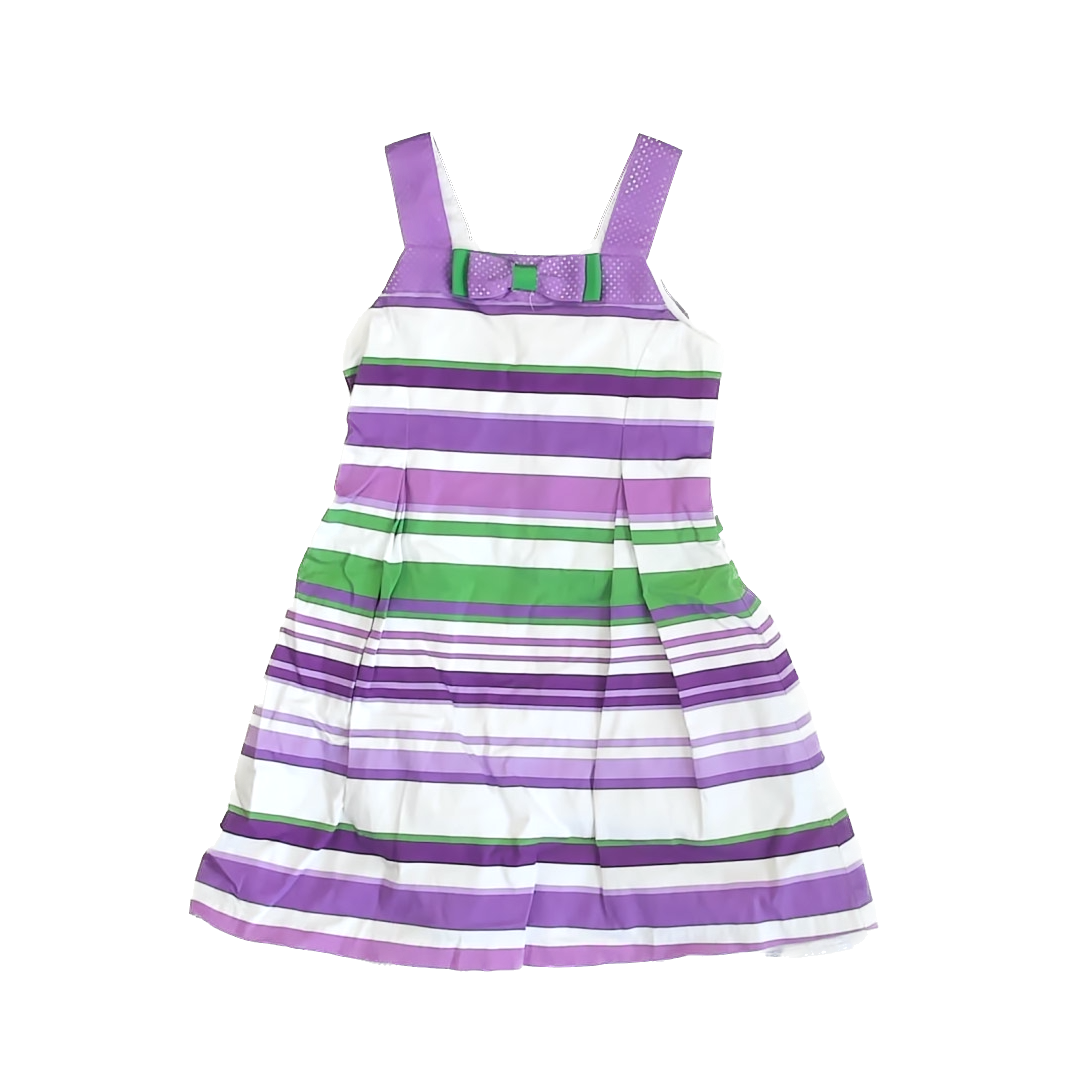 Rare Editions Girls Purple Dress Size: 6 Years Purple