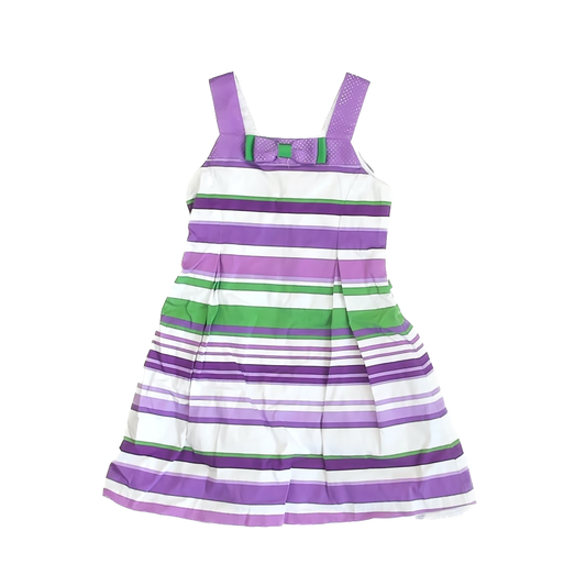 Rare Editions Girls Purple Dress Size: 6 Years Purple