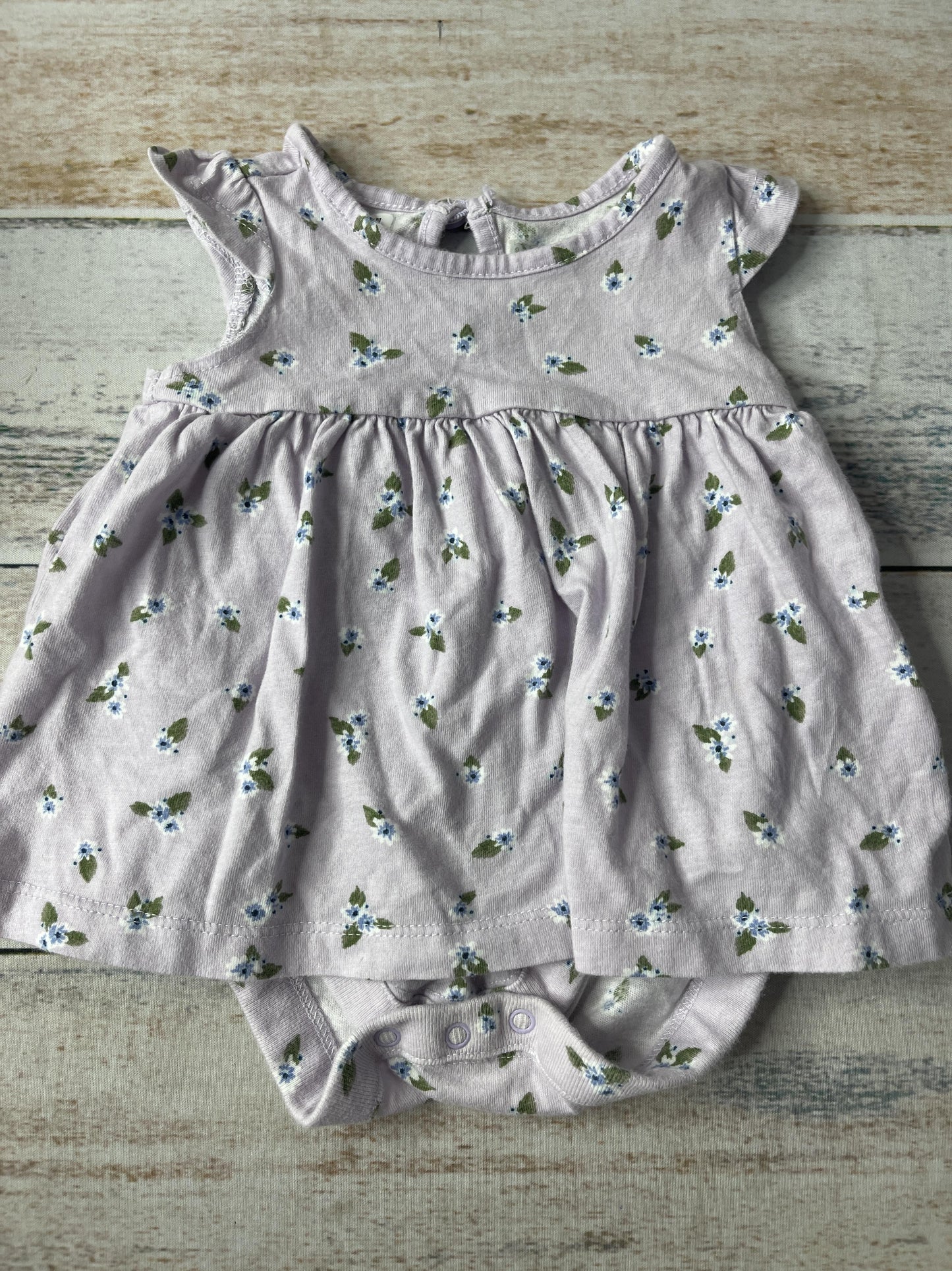 Carters Girls purple Onesie Size: 0-3 months purple