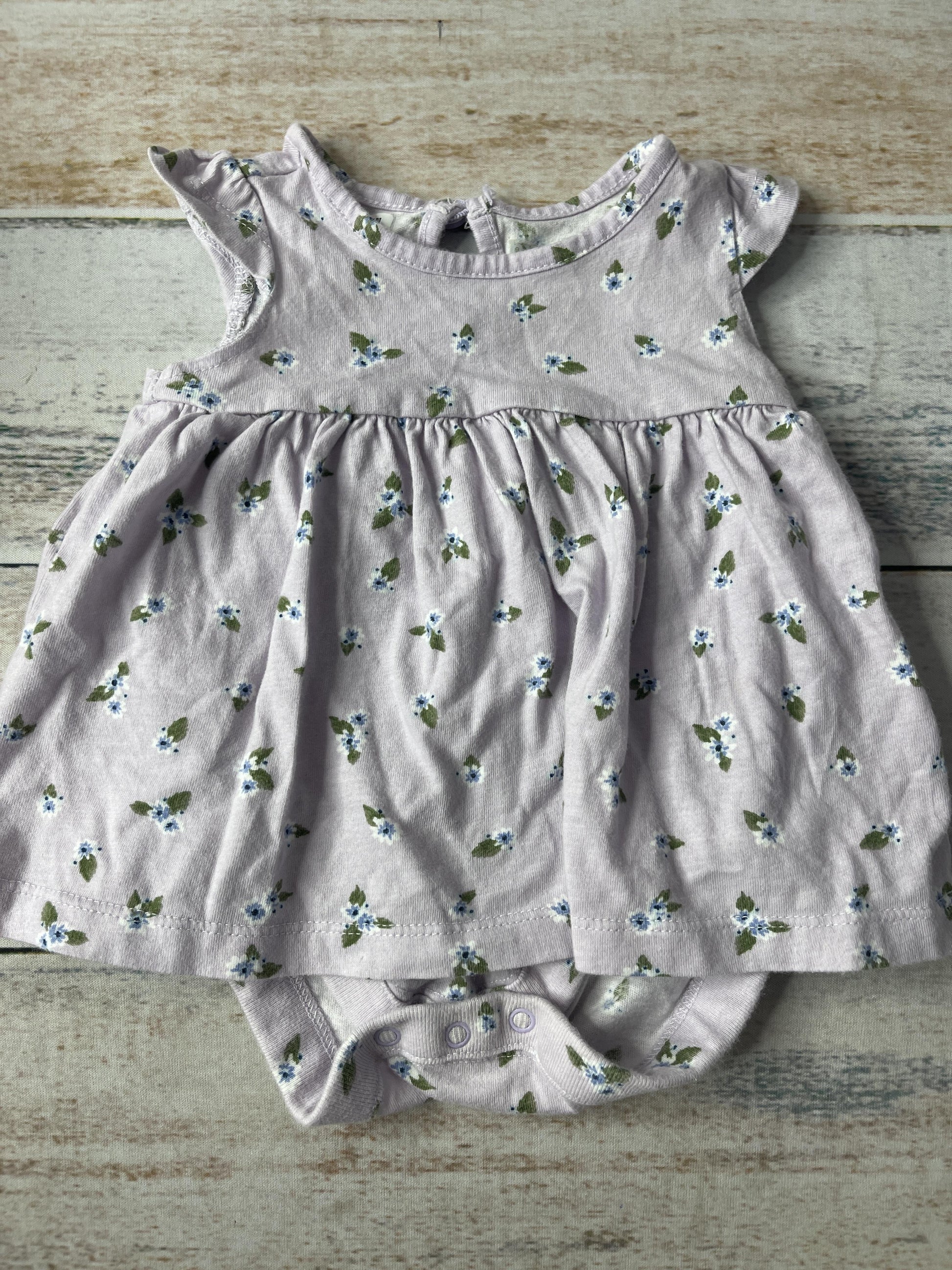 Carters Girls purple Onesie Size: 0-3 months purple