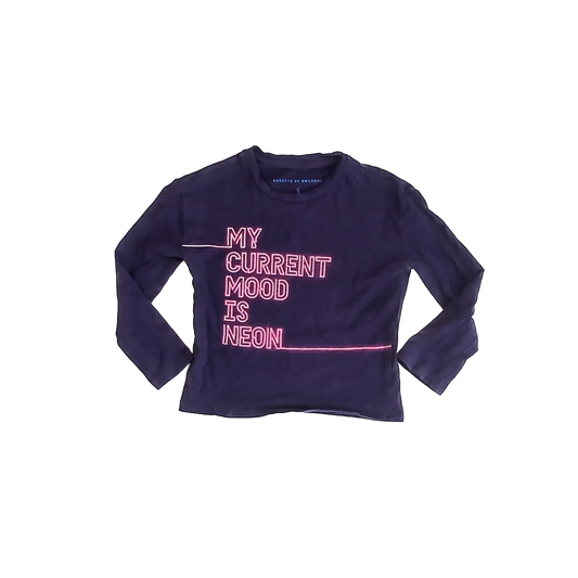 Rockets Of Awesome Girls Purple Long Sleeve T-Shirt Size: 5T Purple
