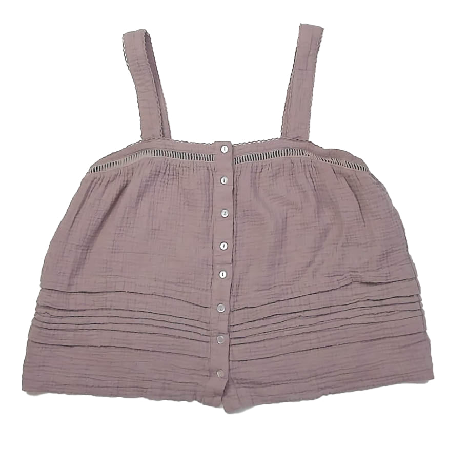 Rylee + Cru Girls Purple Blouse Size: Adult M Purple