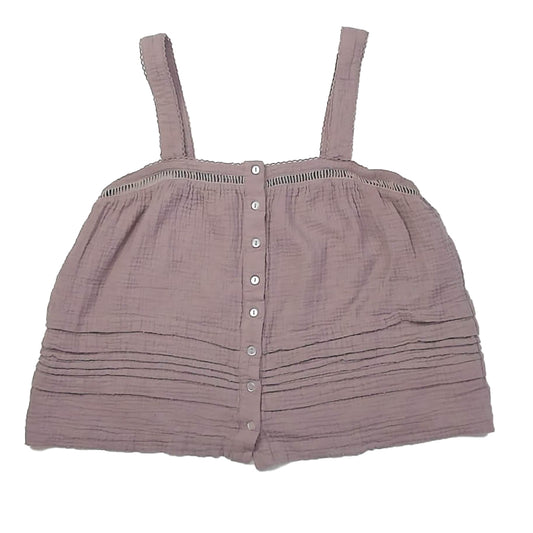 Rylee + Cru Girls Purple Blouse Size: Adult M Purple