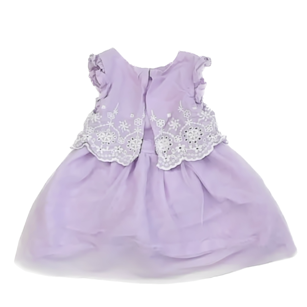 Cat & Jack Girls Purple Dress Size: 6-9 Months Purple