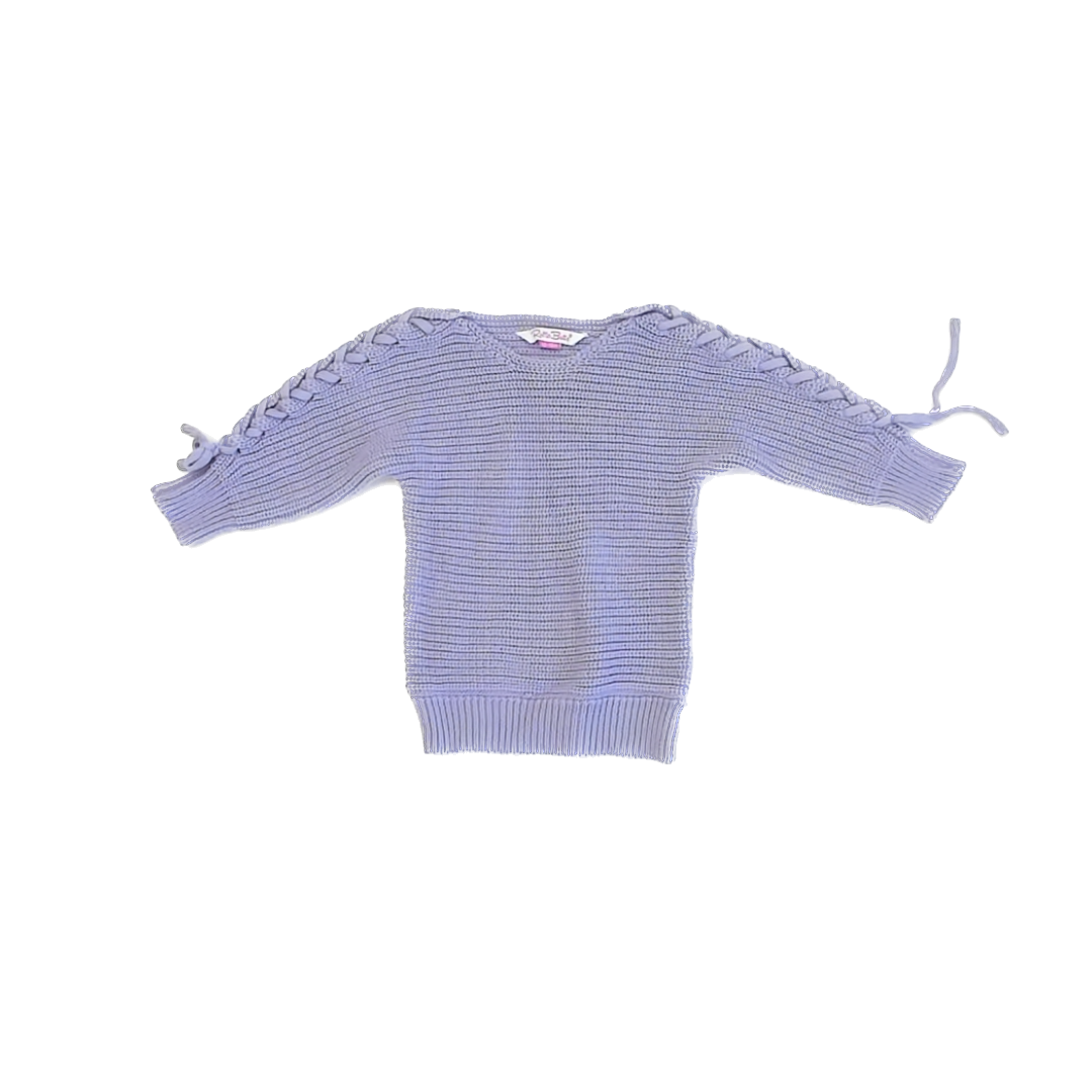 Ruffle Butts Girls Purple Sweater Size: 18 Months Purple