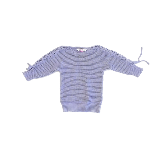 Ruffle Butts Girls Purple Sweater Size: 18 Months Purple