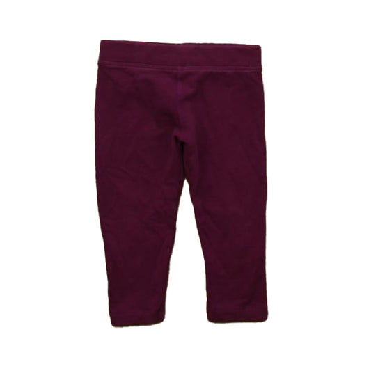 Primary.com Girls Purple Leggings Size: 12-18 Months