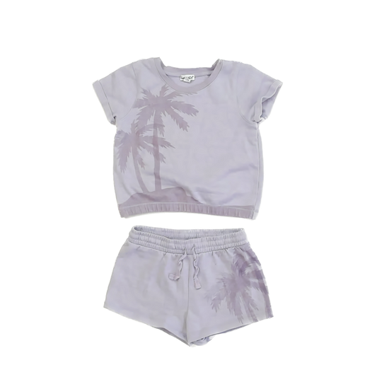Splendid Girls Purple Apparel Sets Size: 5T Purple