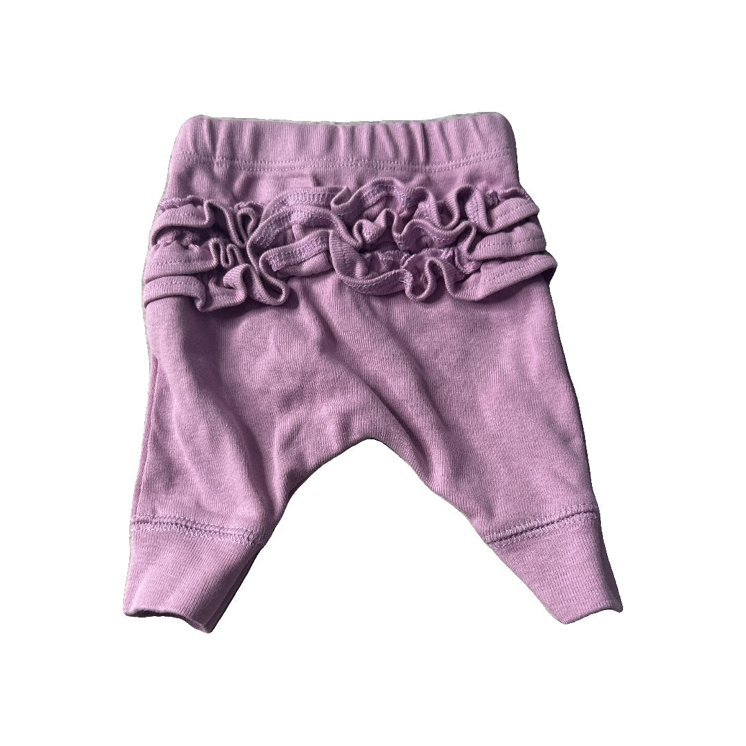 Oliver & Rain Girls purple Pants Size: Newborn purple
