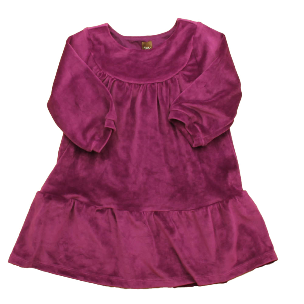 Tea Girls Purple Dress Size: 4T