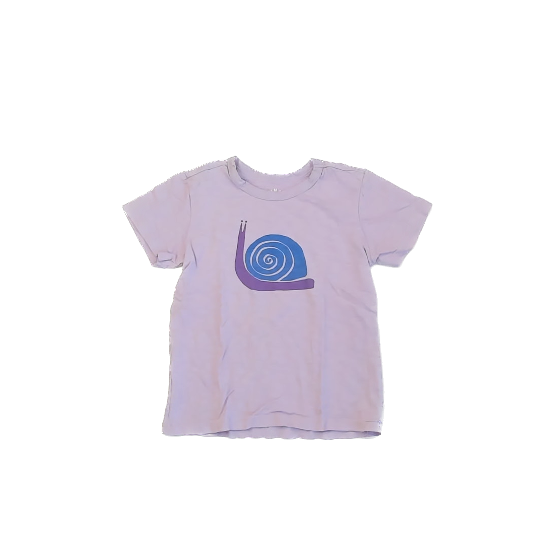 Primary Girls Purple T-Shirt Size: 6-7 Years Purple
