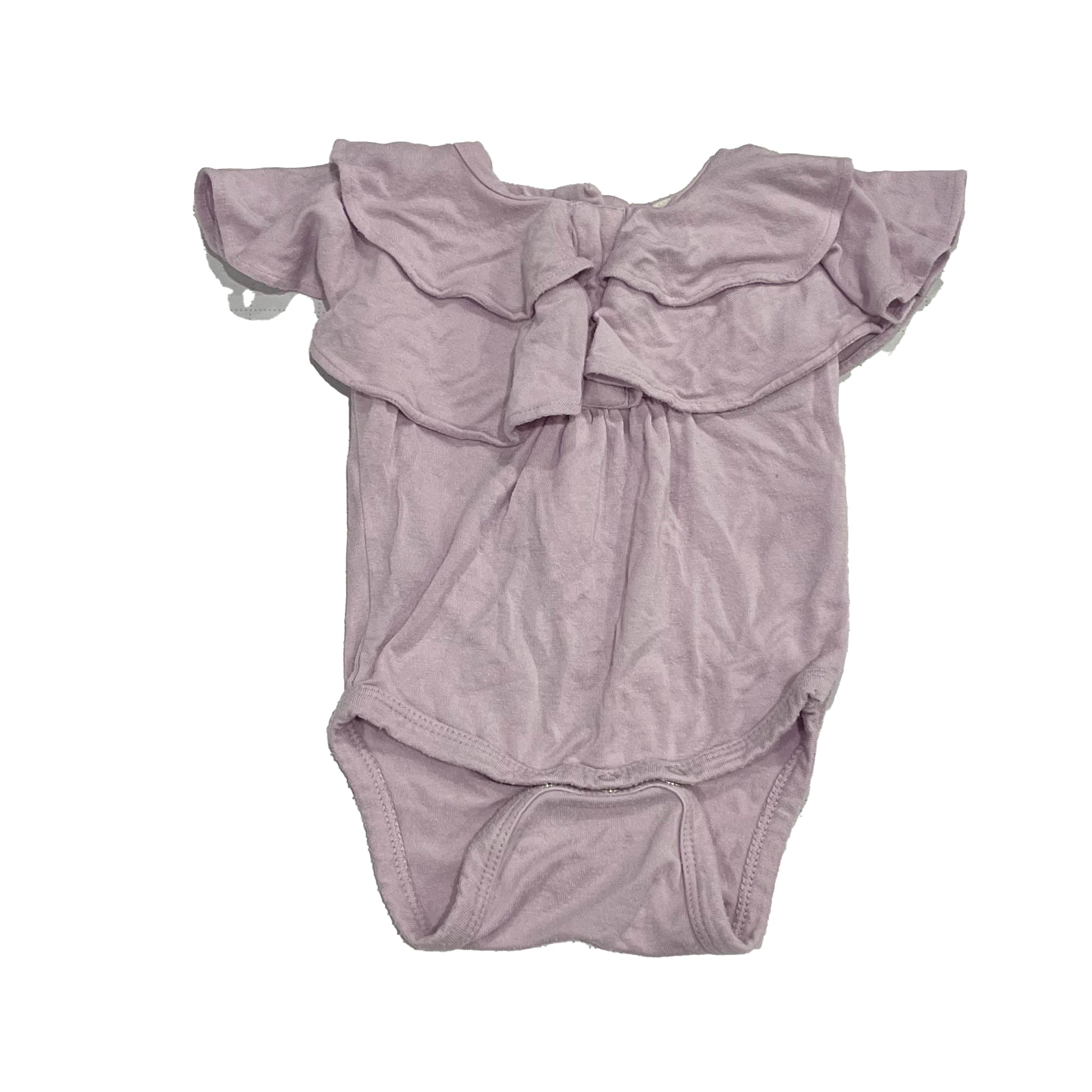Kate Quinn Organics Girls Purple Onesie Size: 0-3 Months Purple