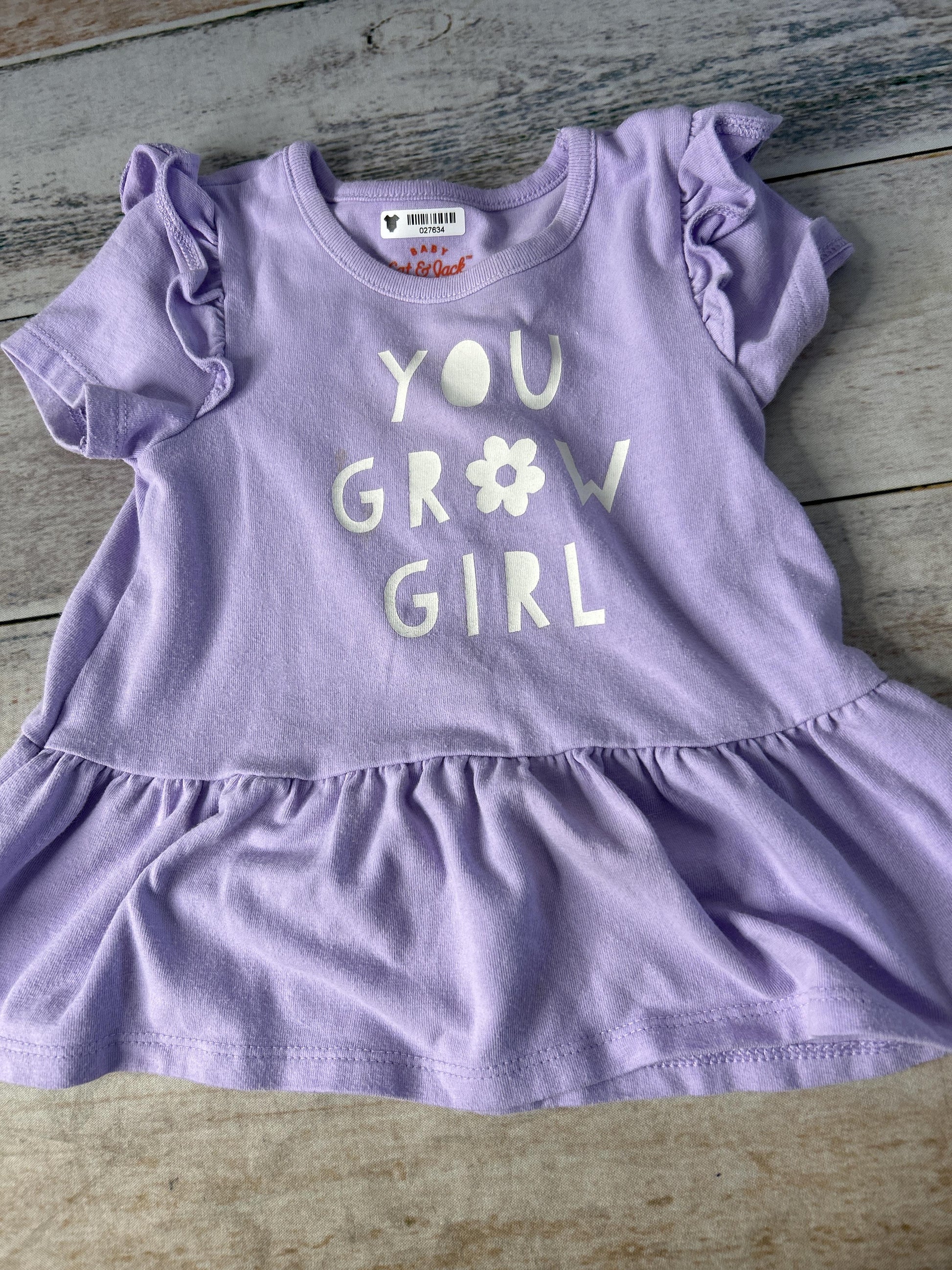 Girls purple Short Sleeve Shirt Size: 12-18 months purple