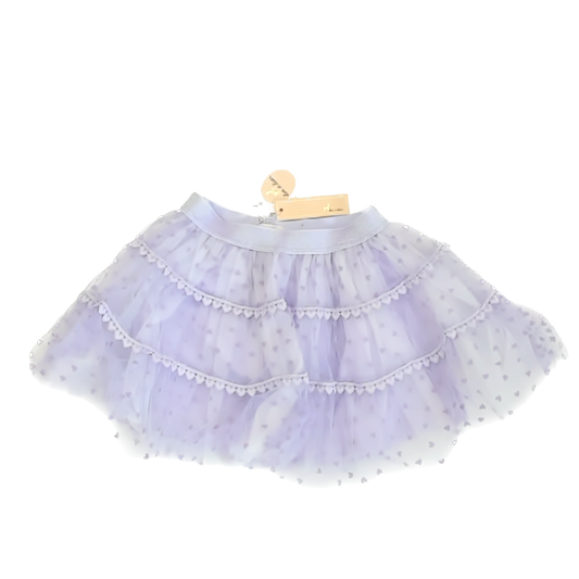 doe a dear Girls Purple Skirt Size: 6 Years Purple