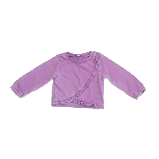 Splendid Girls Purple Sweatshirt Size: 18-24 Months Purple