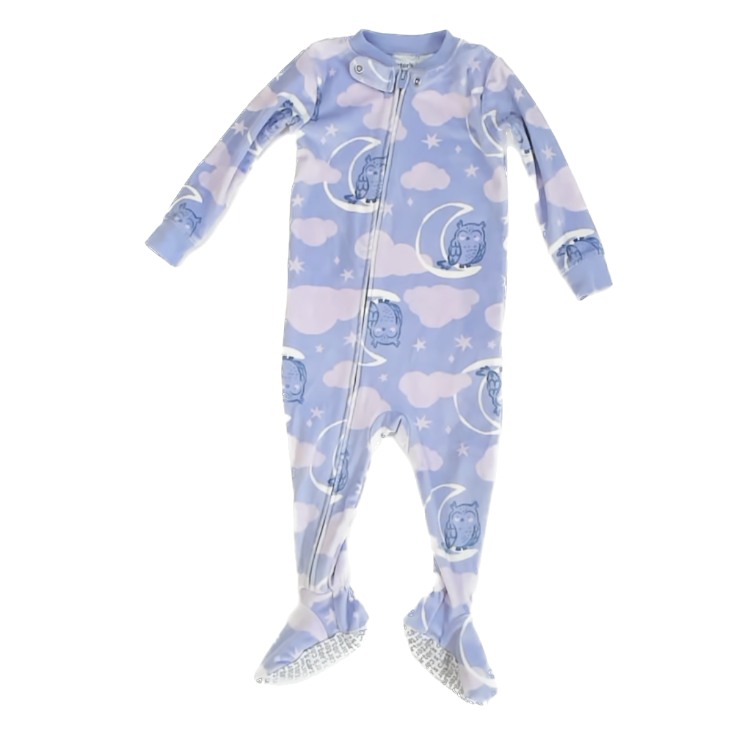 Carter's Girls Purple 1-piece footed Pajamas Size: 12 Months Purple
