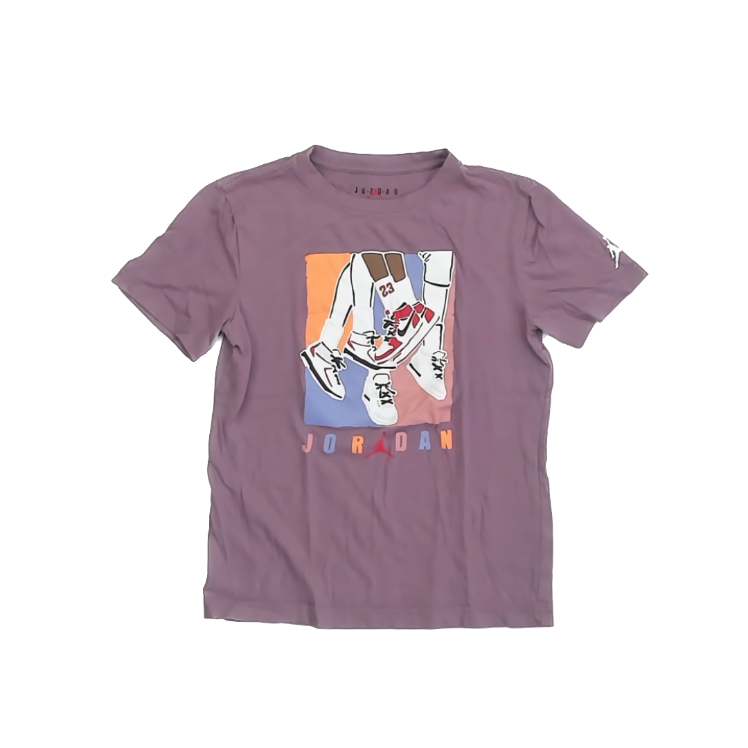 Jordan Boys Purple T-Shirt Size: YM 10-12 Years Purple