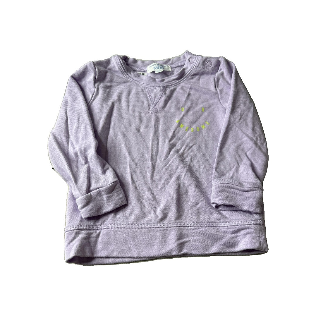 Rockets of Awesome Girls purple Long Sleeve T-Shirt Size: 18-24 months purple