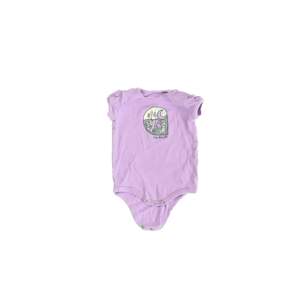Carhardt Girls Purple Onesie Size: 9 Months Purple