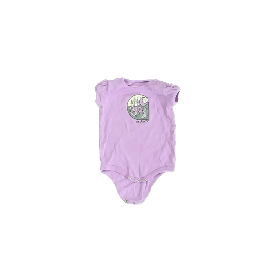 Carhardt Girls Purple Onesie Size: 9 Months Purple