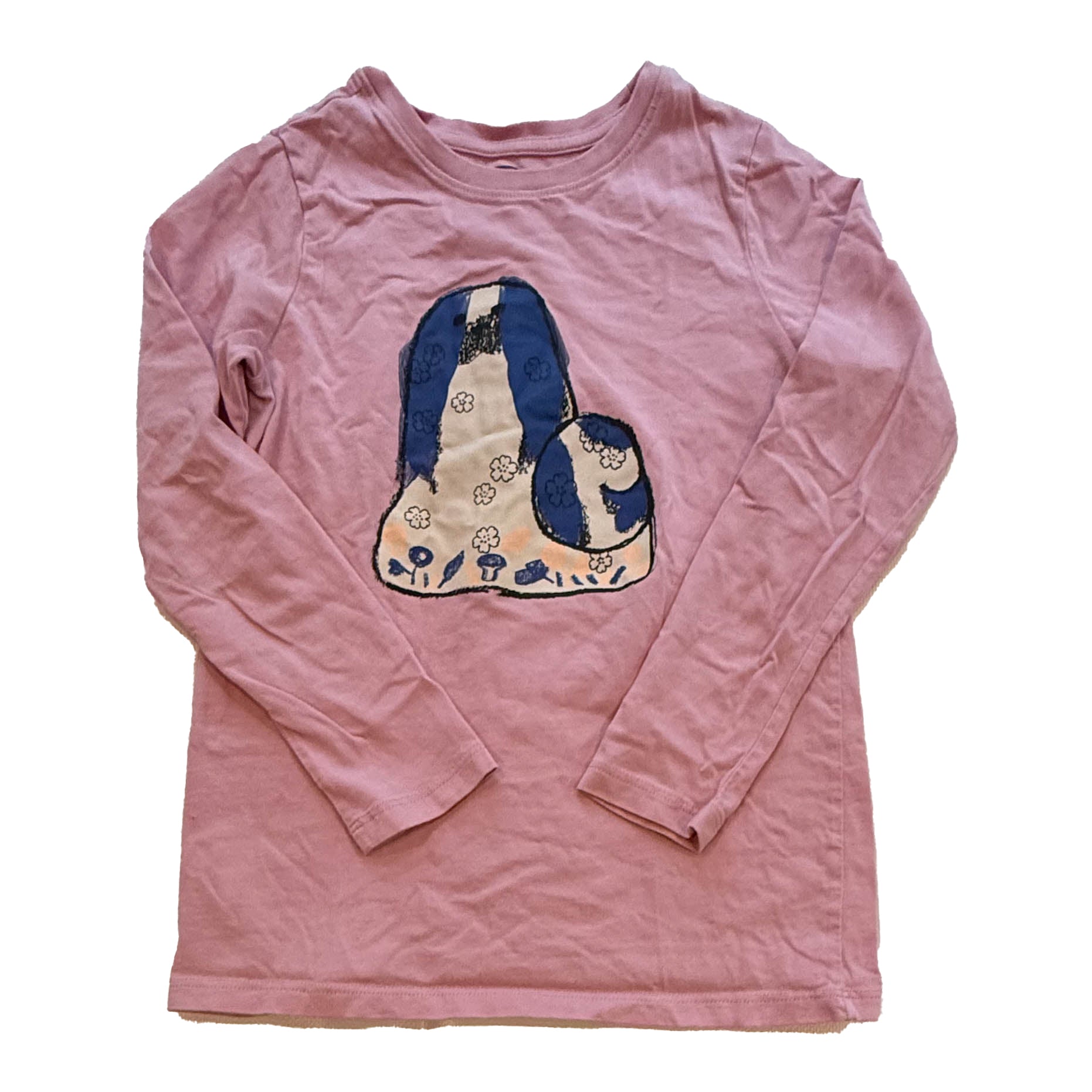 Tea Collection Girls Purple Long Sleeve T-Shirt Size: 8 Years Purple