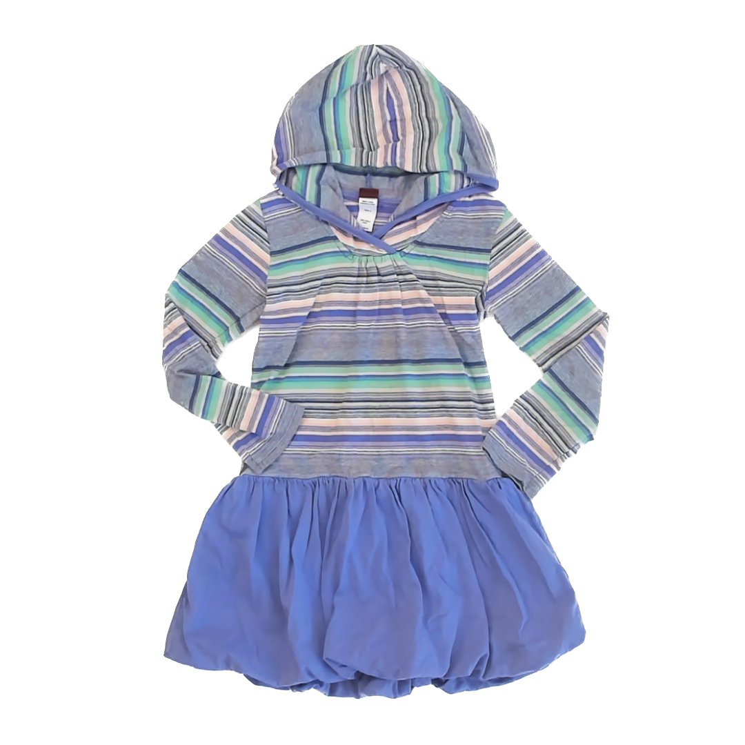 Tea Collection Girls Purple Dress Size: 6 Years Purple