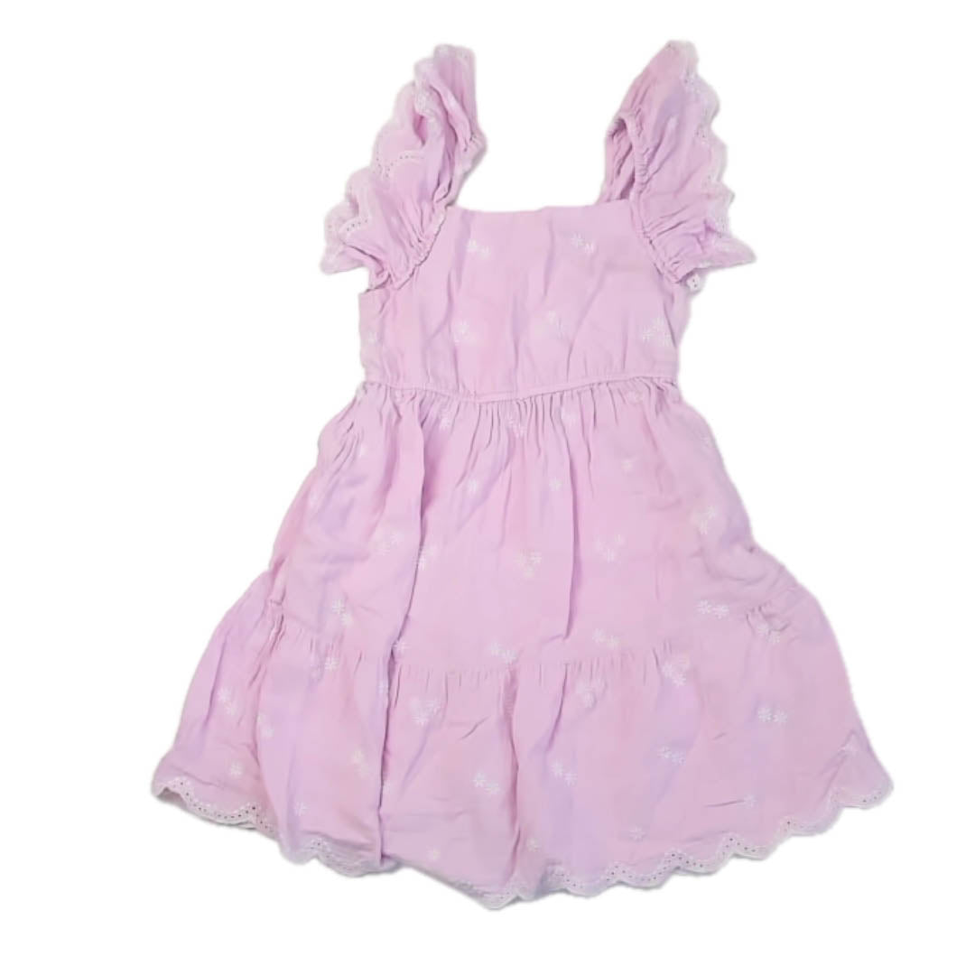 Cat & Jack Girls Purple Dress Size: 6-7 Years Purple
