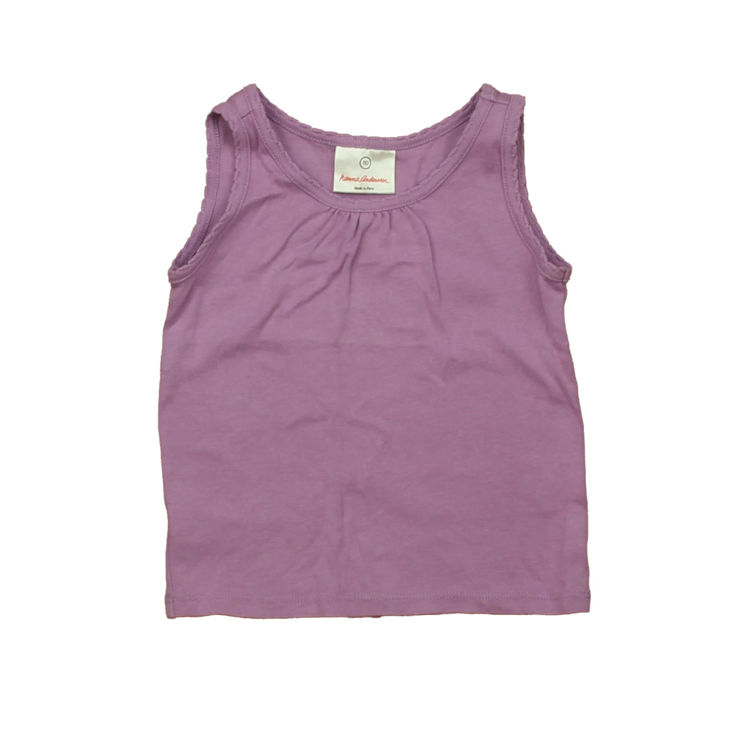 Hanna Andersson Girls Purple Tank Top Size: 18-24 Months