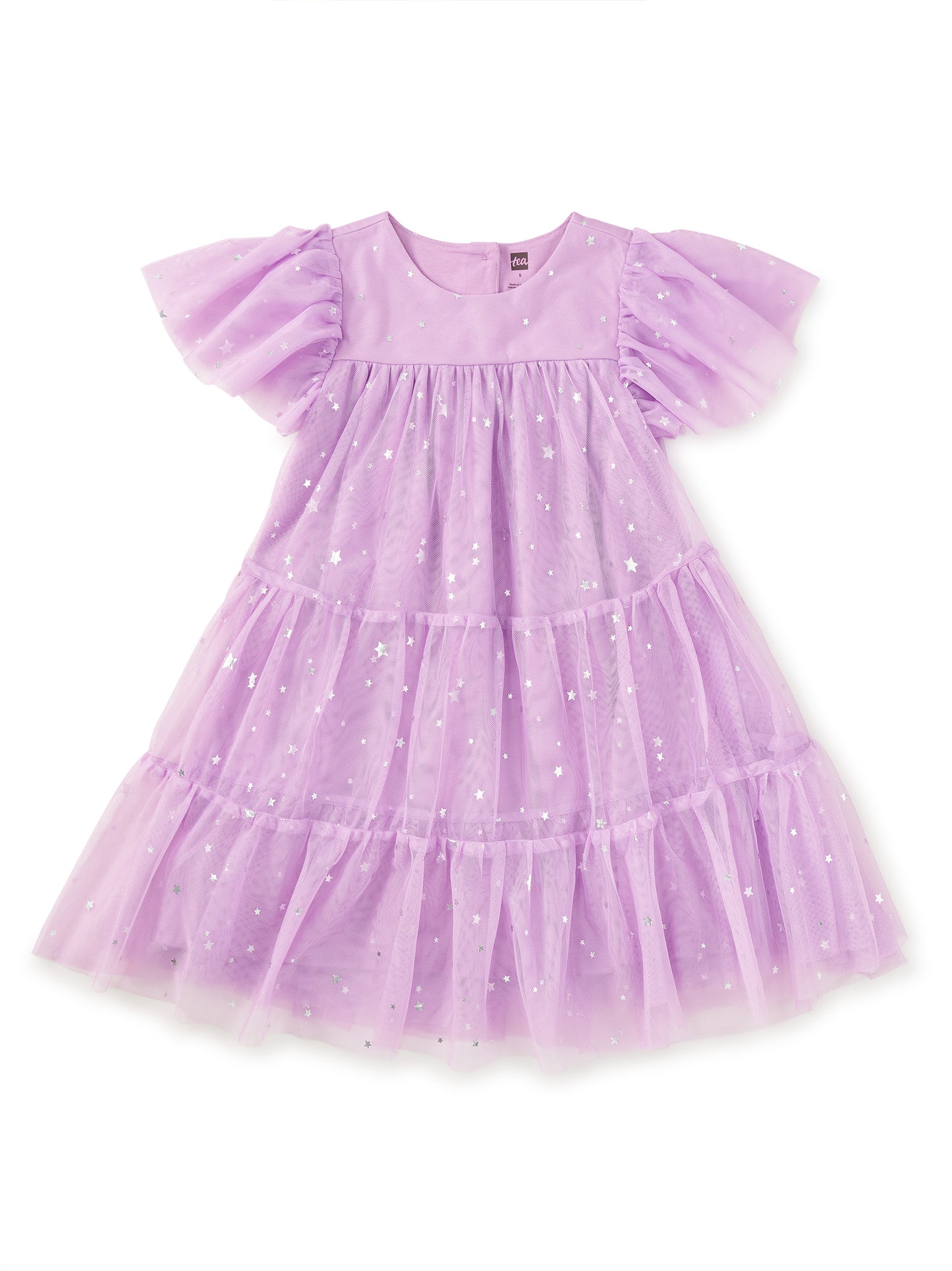 Tea Collection Girls Purple Dress Size: 5T Purple