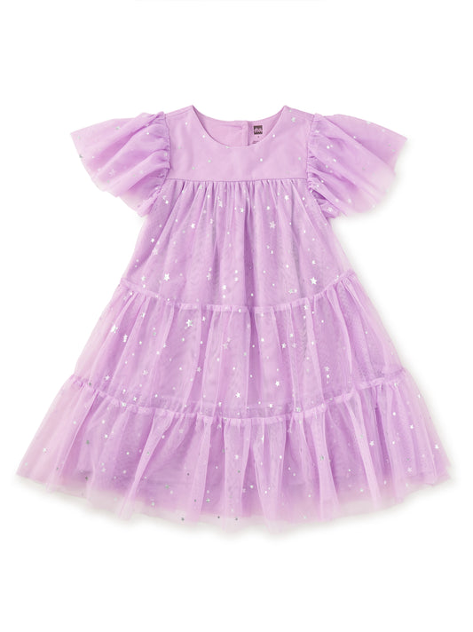 Tea Collection Girls Purple Dress Size: 5T Purple