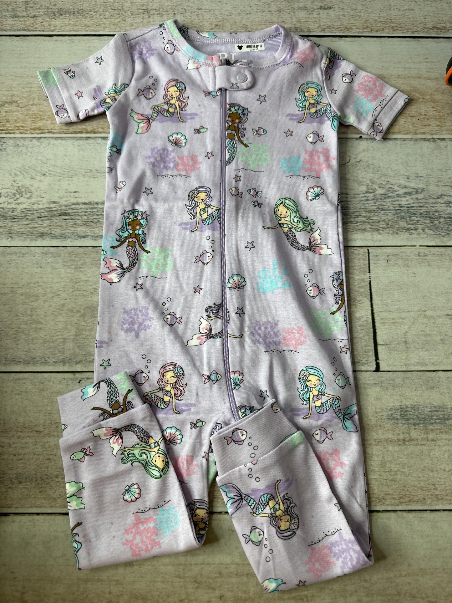PJ Place Unisex purple Button Down Short Sleeve Size: 12-18 months purple