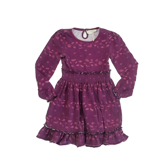 Matilda Jane Girls Purple Dress Size: 6 Years Purple