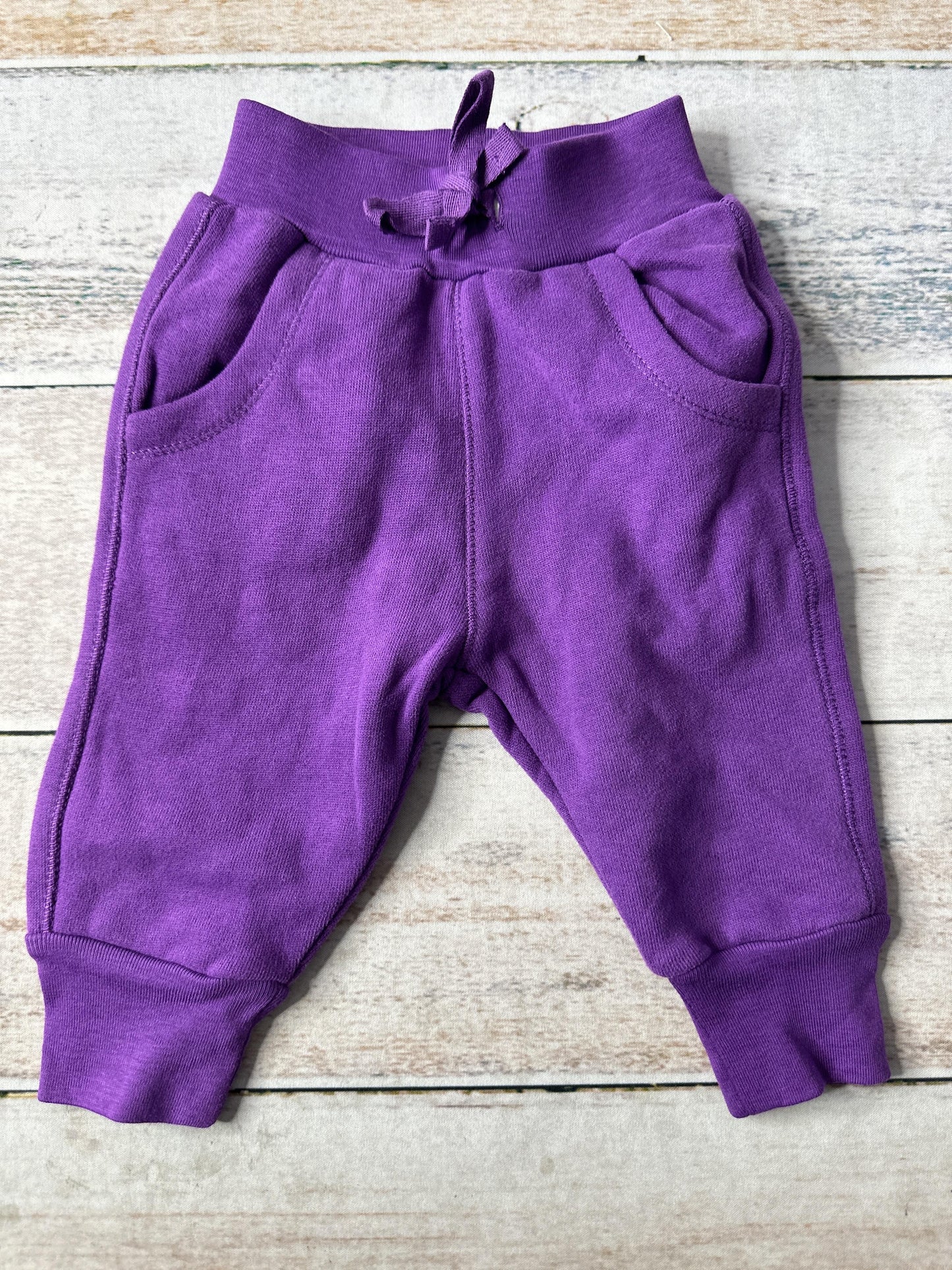 Kidential Girls purple Pants Size: 3-6 months purple