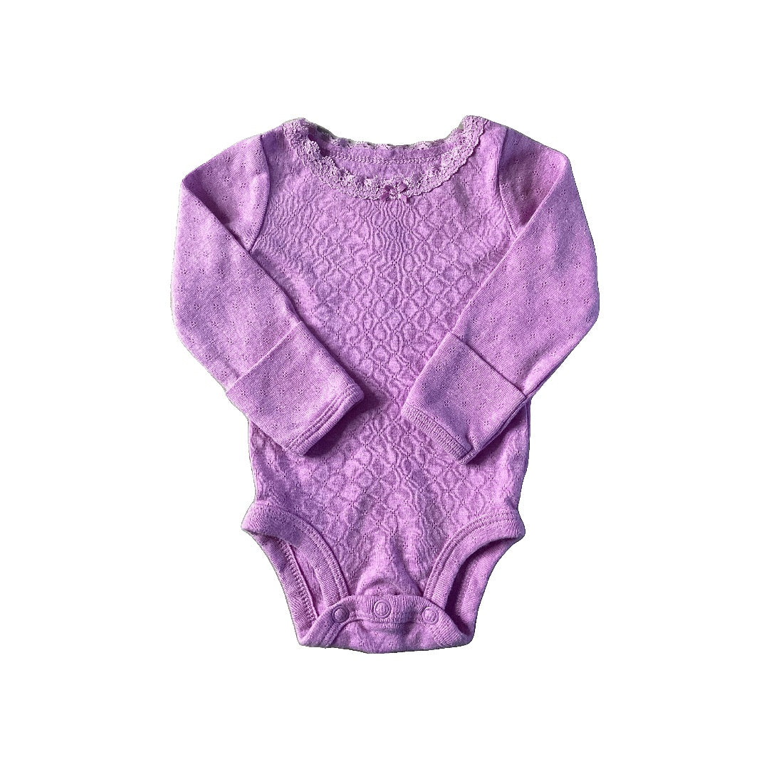 Unisex purple Onesie Size: Newborn purple