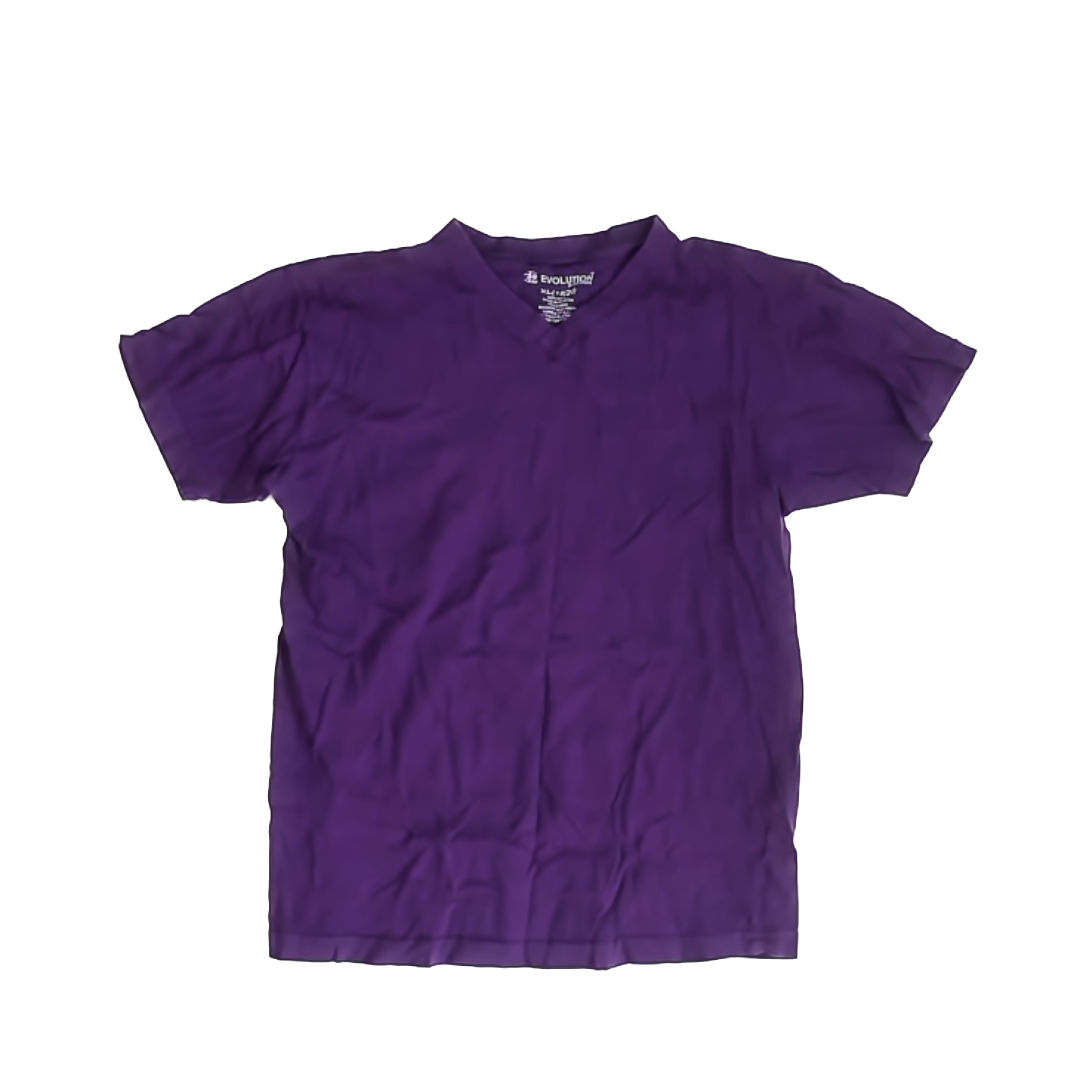 Evolution Boys Purple T-Shirt Size: XL (18-20 Years) Purple
