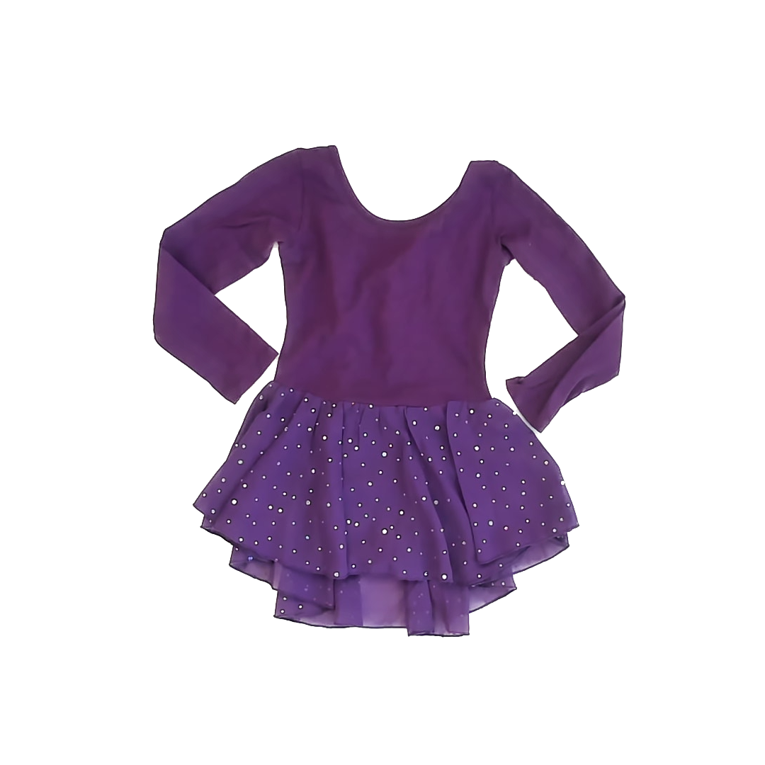 Arshiner Girls Purple Leotard Size: eu 130 (7-8 Years) Purple