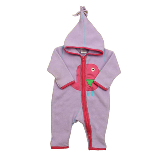 Hanna Andersson Girls Purple Bunting Size: 3-6 Months