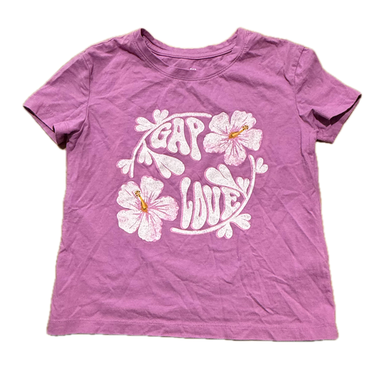 Gap Girls Purple T-Shirt Size: 8 Years Purple