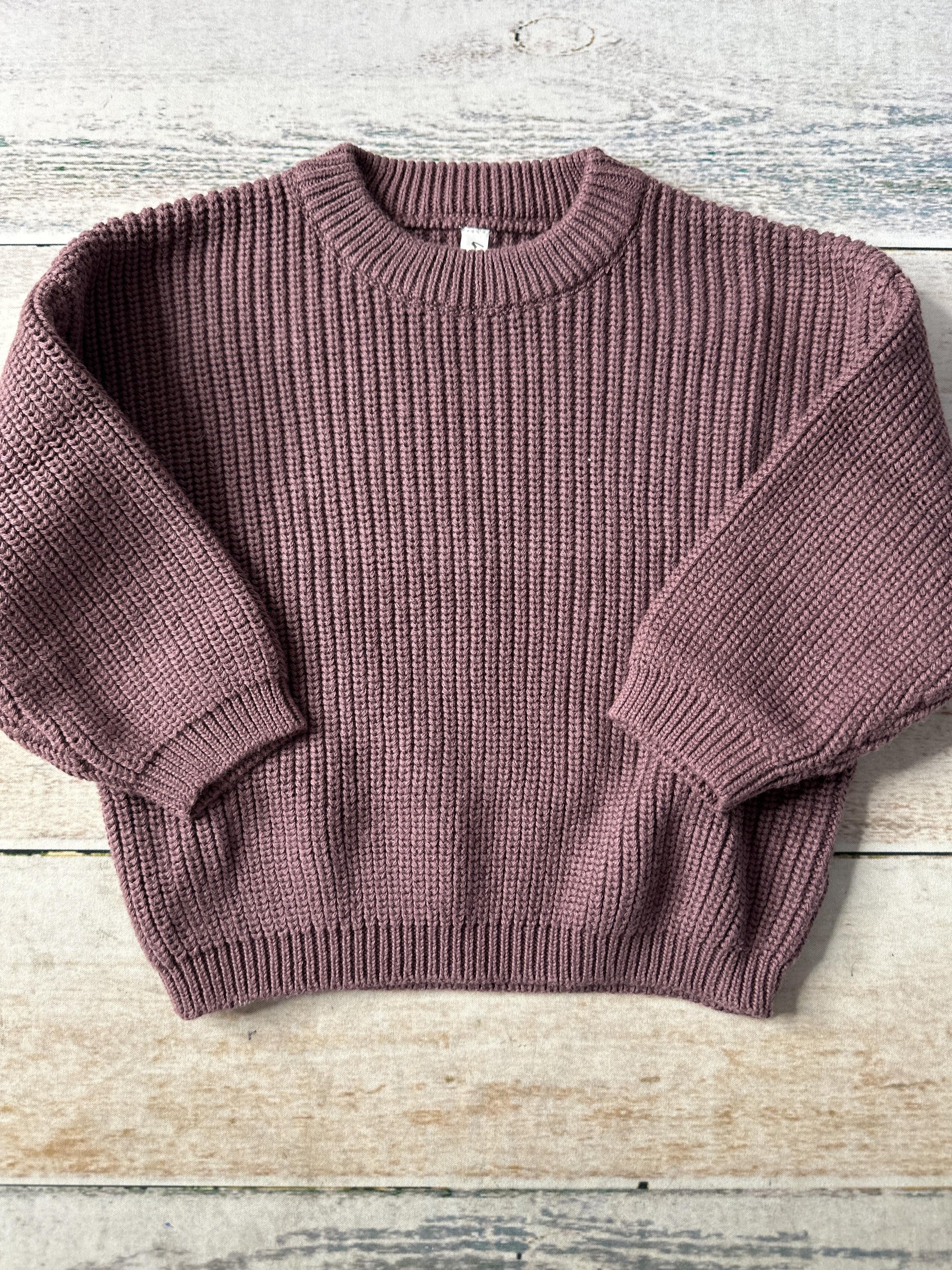 BabySprouts co Unisex purple Sweater Size: 6-12 months purple