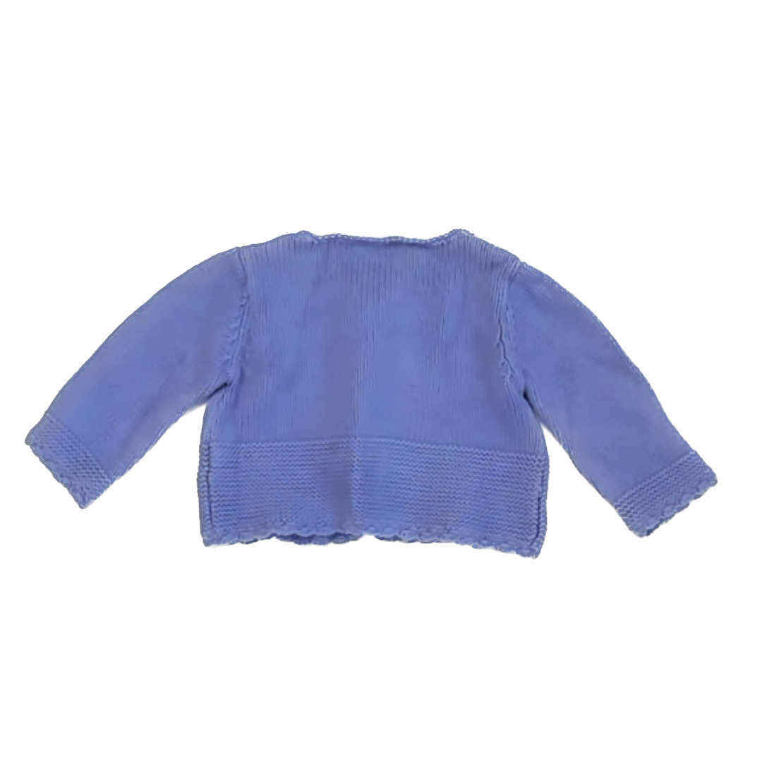 Jacadi Girls Purple Cardigan Size: 6M Purple