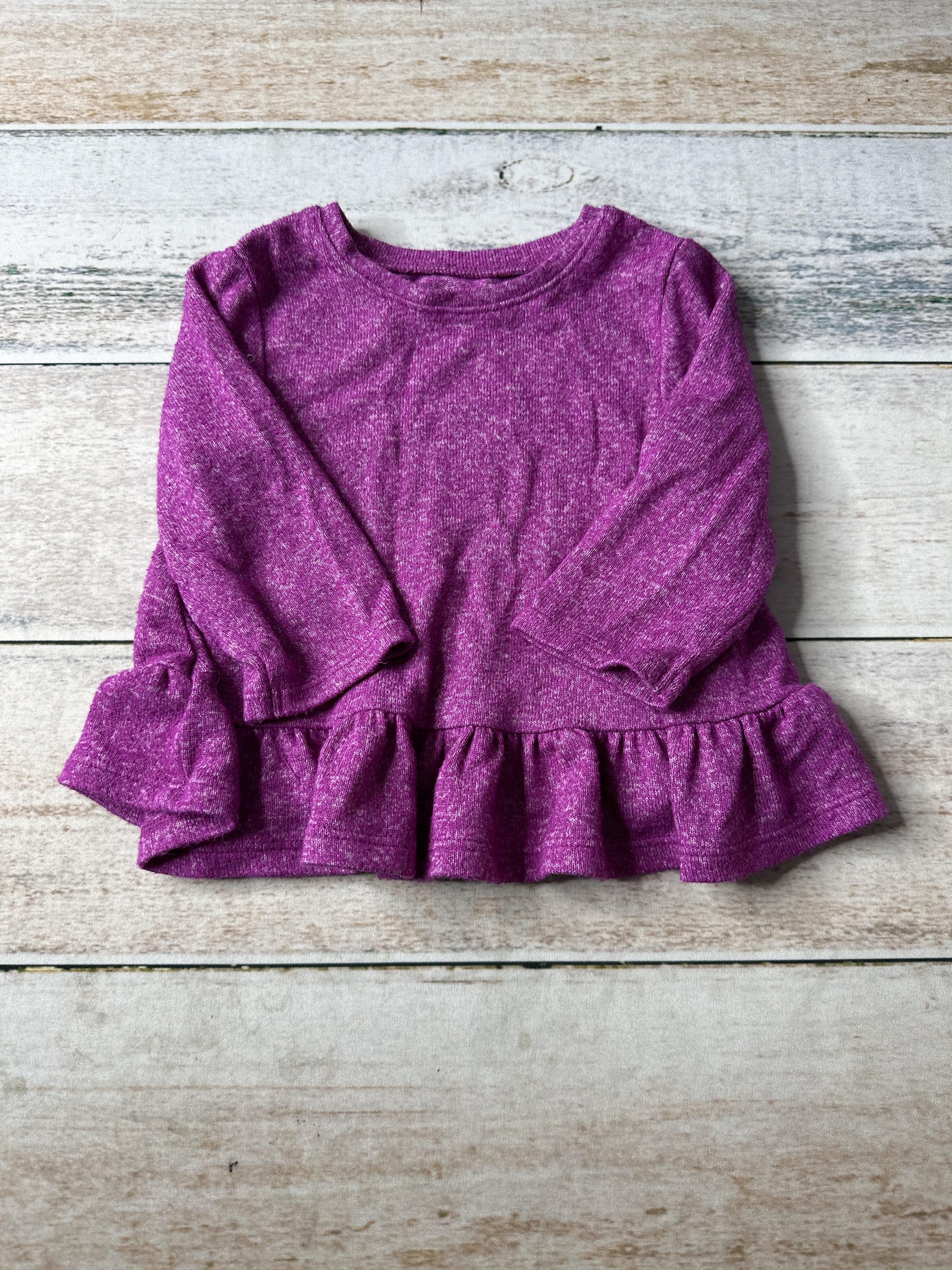 Jumping Beans Girls purple Long Sleeve T-Shirt Size: 6 months purple