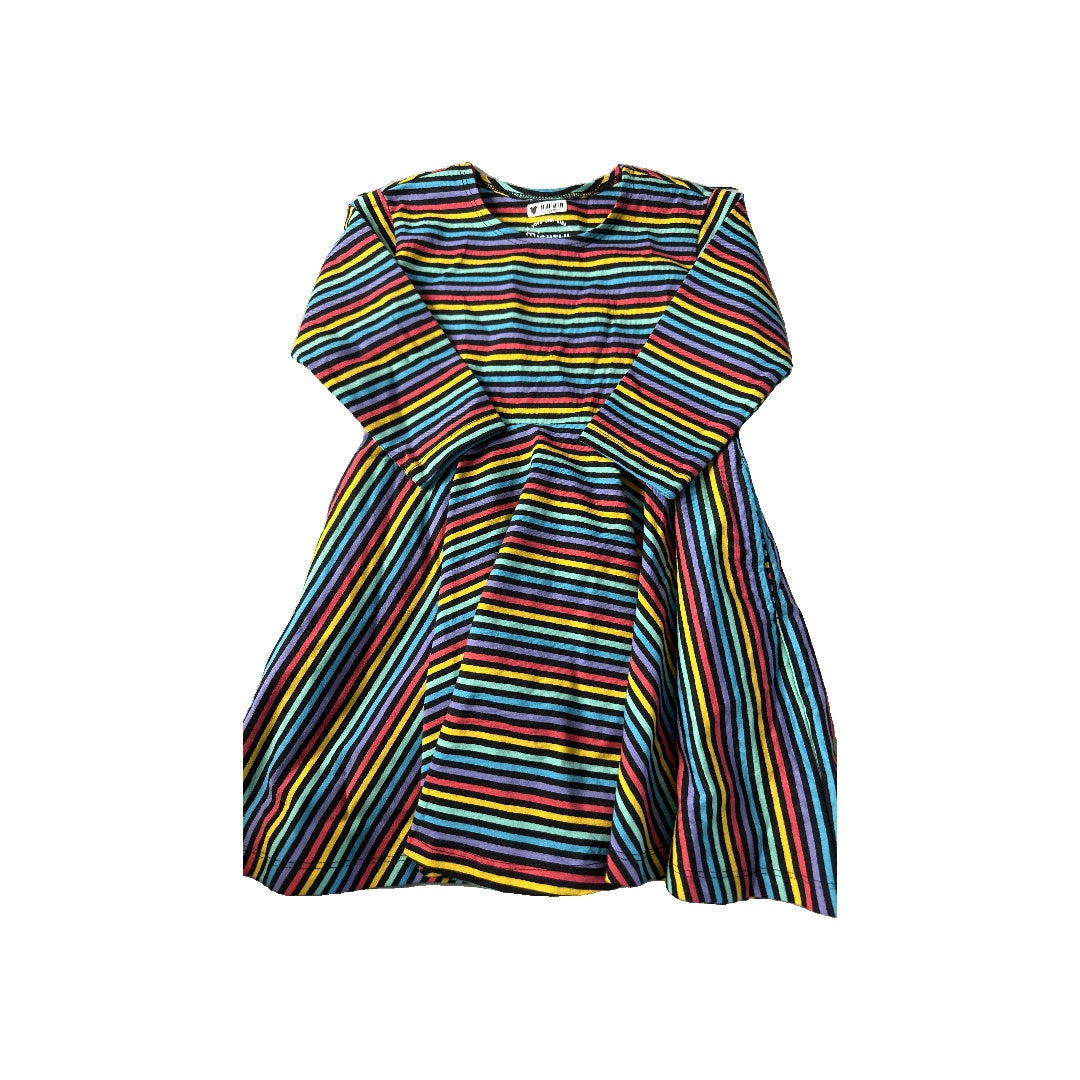 Mightly Girls Rainbow | Black Dress Size: 4T Rainbow | Black
