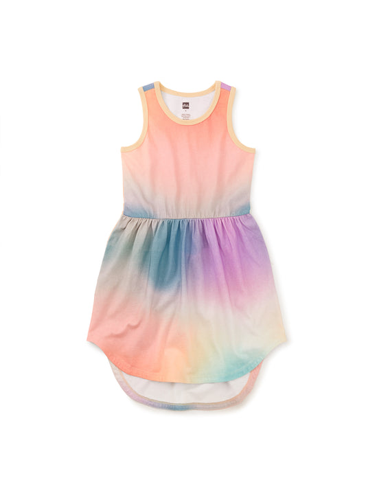 Tea Collection Girls Rainbow Gradient Dress Size: 14 Years Rainbow Gradient