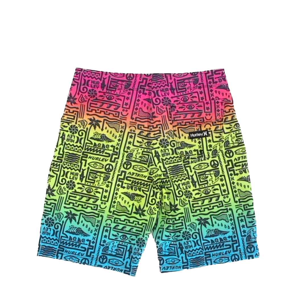 Hurley Boys Rainbow | Graphic Trunks Size: 12 Rainbow | Graphic