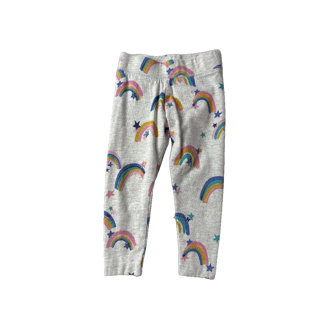 Rumi + Ryder Girls Rainbow | Grey Pants Size: 2T Rainbow | Grey