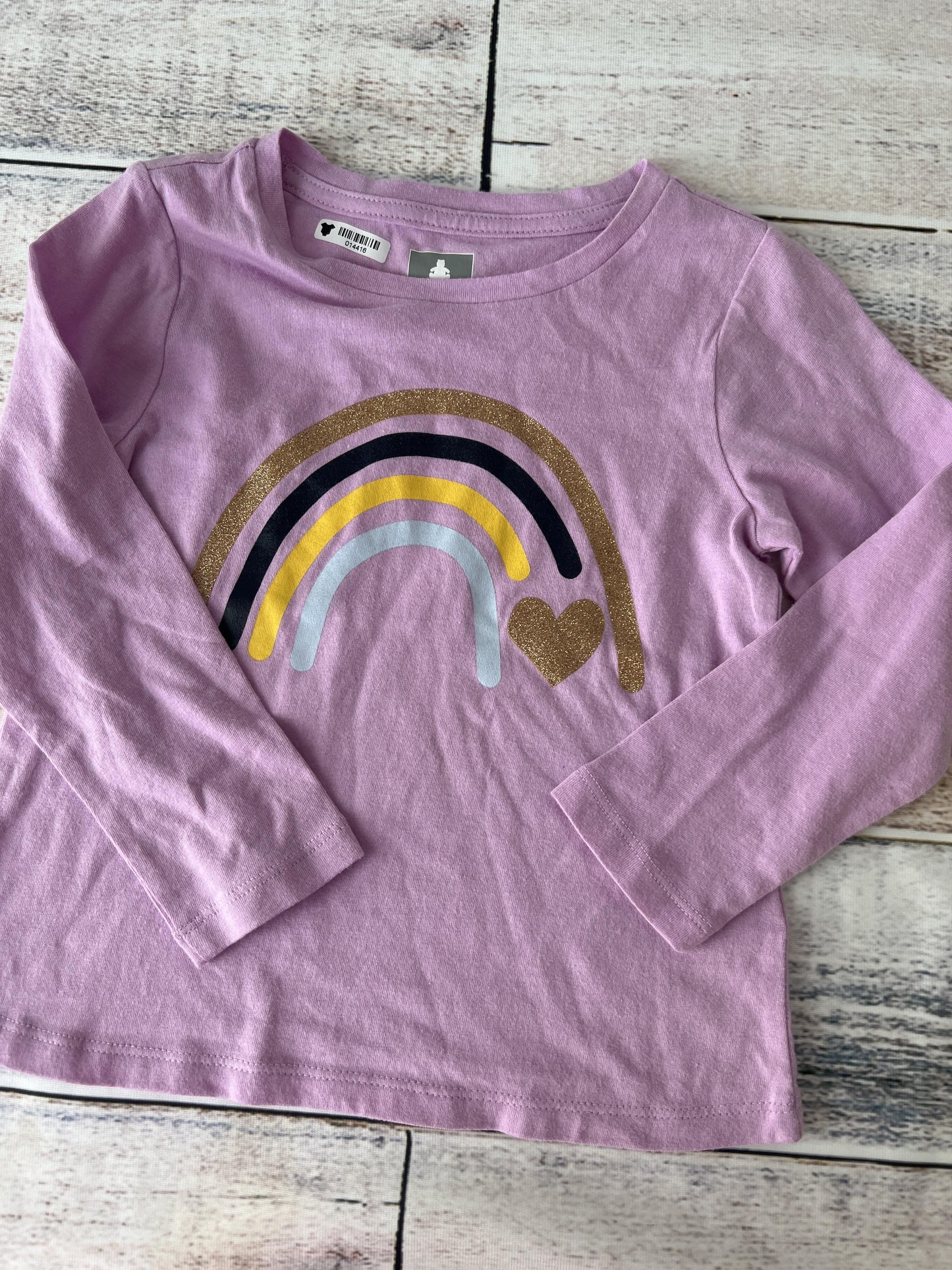 Gap Girls Rainbow | Lavender Long Sleeve Shirt Size: 3T Rainbow | Lavender