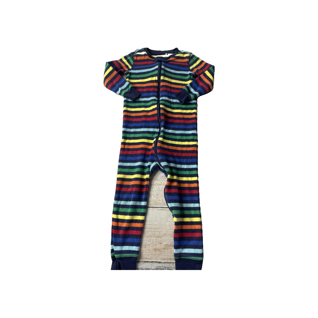 Primary Unisex Rainbow | Navy Blue Pajamas Size: 18-24 months Rainbow | Navy Blue