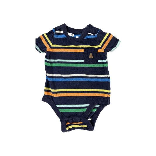 Gap Unisex Rainbow | Navy Blue Onesie Size: 6 months Rainbow | Navy Blue