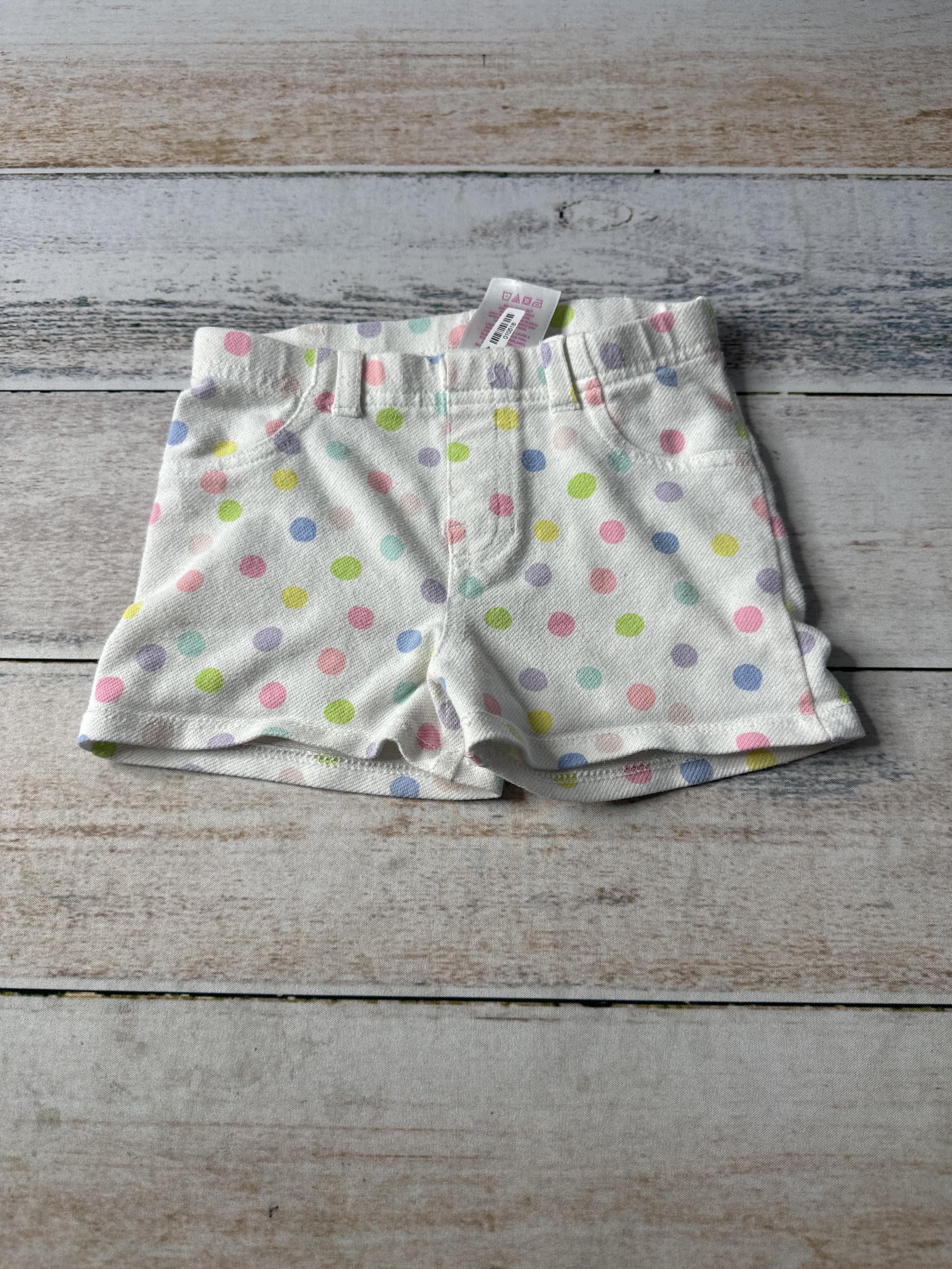 Garanimals Girls Rainbow | polka dot Shorts Size: 18 months Rainbow | polka dot